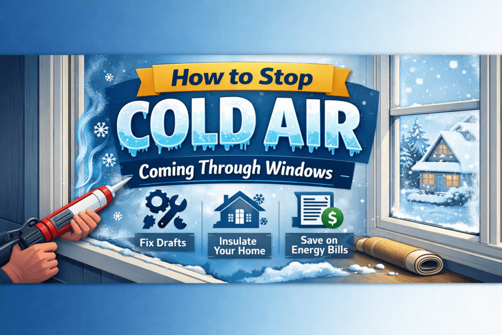 How to Stop Cold Air Coming Through Windows