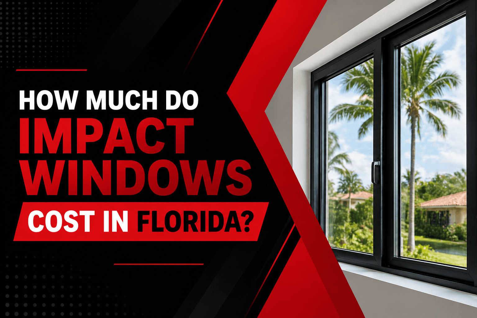 Impact windows cost in Florida
